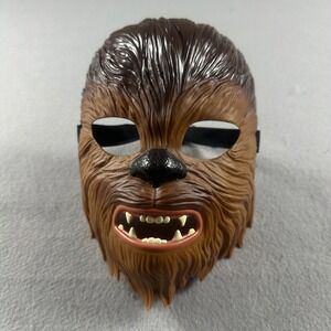 Star Wars Chewbacca Mask Hasbro 2017 Wookie Costume Halloween Brown Lucasfilm